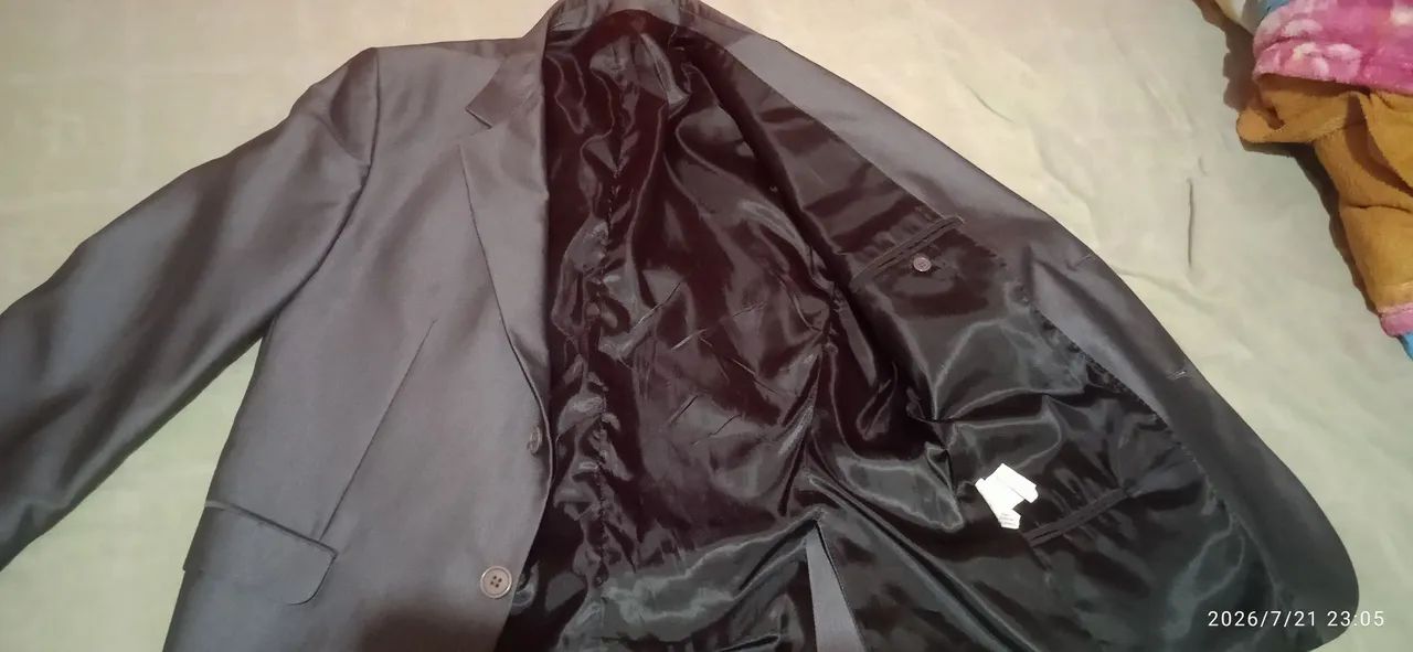 paletó blazer prateado - Foto 2