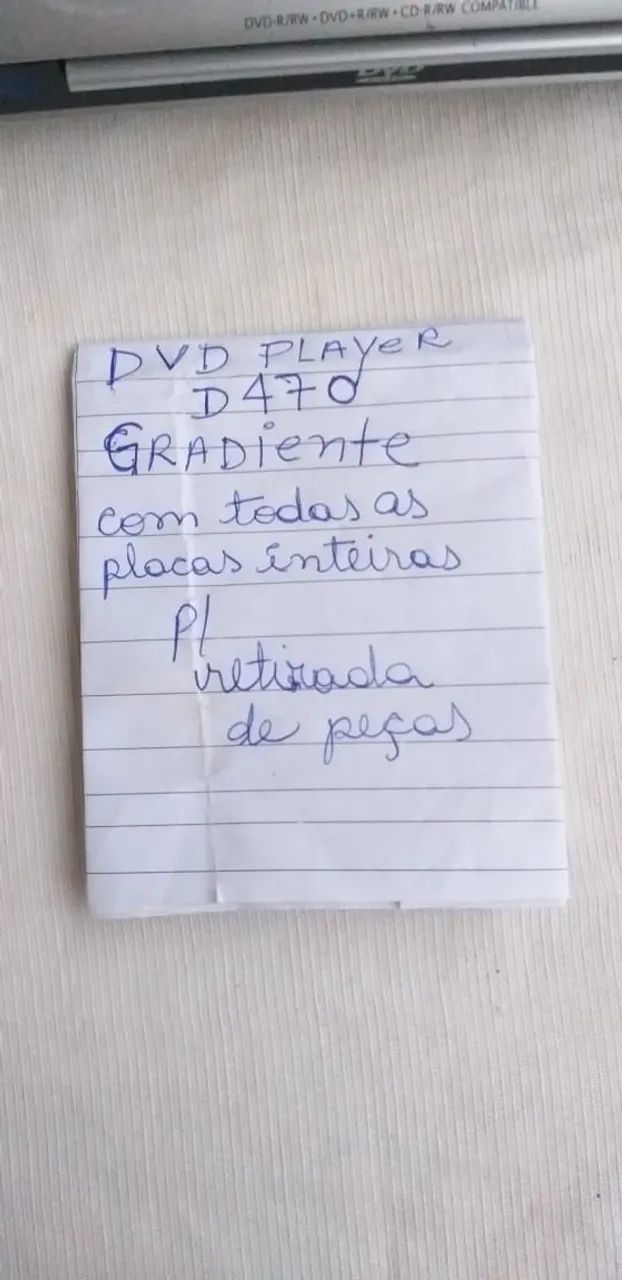 Peças DVD player gradiente  - Foto 2