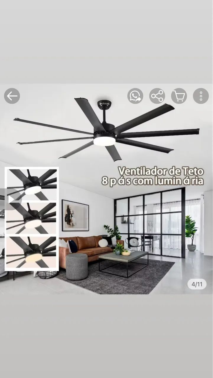 Ventilador de teto 