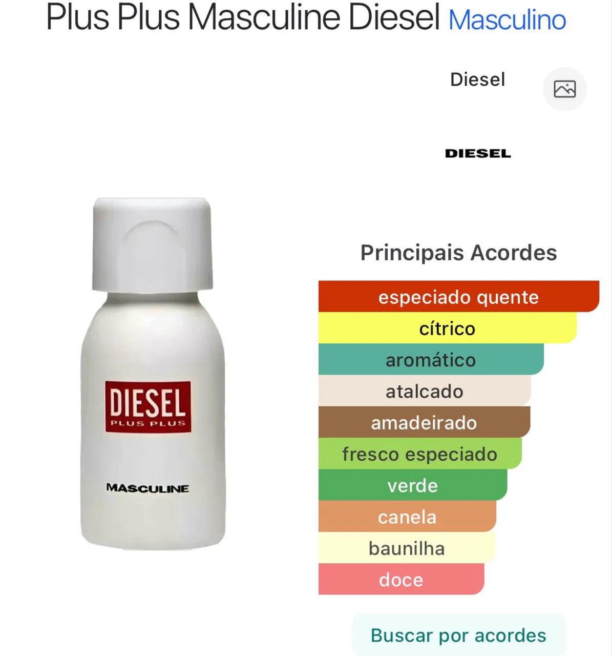 Perfume Diesel Plus Plus Masculine 75ml Novo - Foto 2
