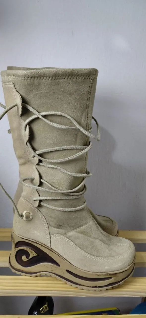 Bota dijean cano alto vintage 35
