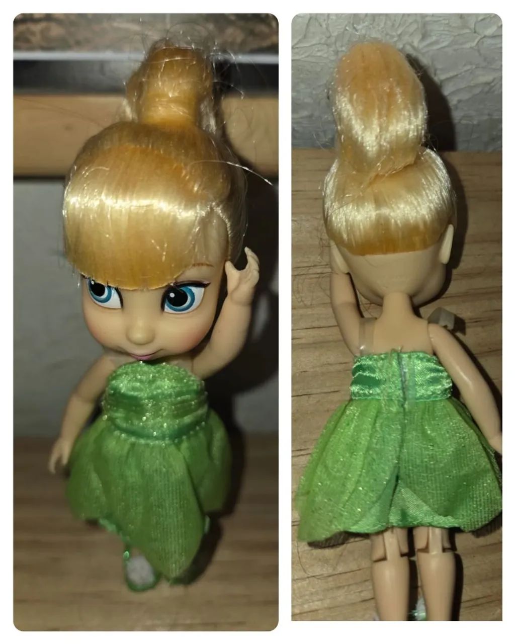 Boneca Tinker Bell Mini Animators Usada 