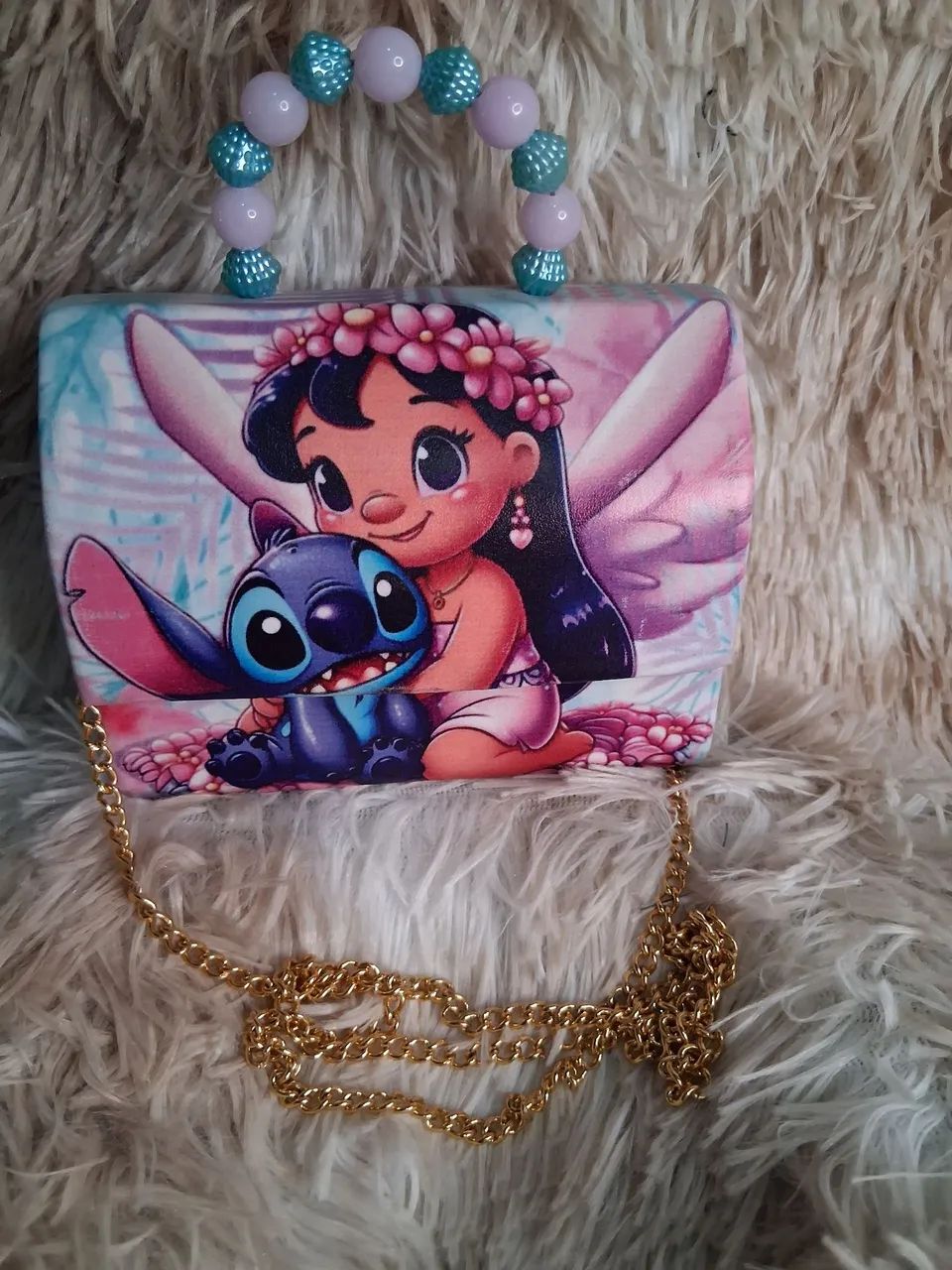 Bolsinha a turma do stitch  - Foto 2