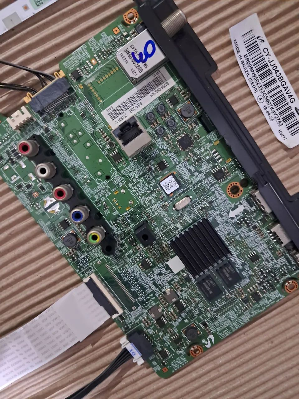 Placa principal tv sansug 43  UN43J5200AG - Foto 2