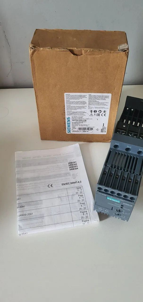 Soft Starter Siemens Sirius 3RW3017-1BB14 - Nova na Caixa - Foto 3