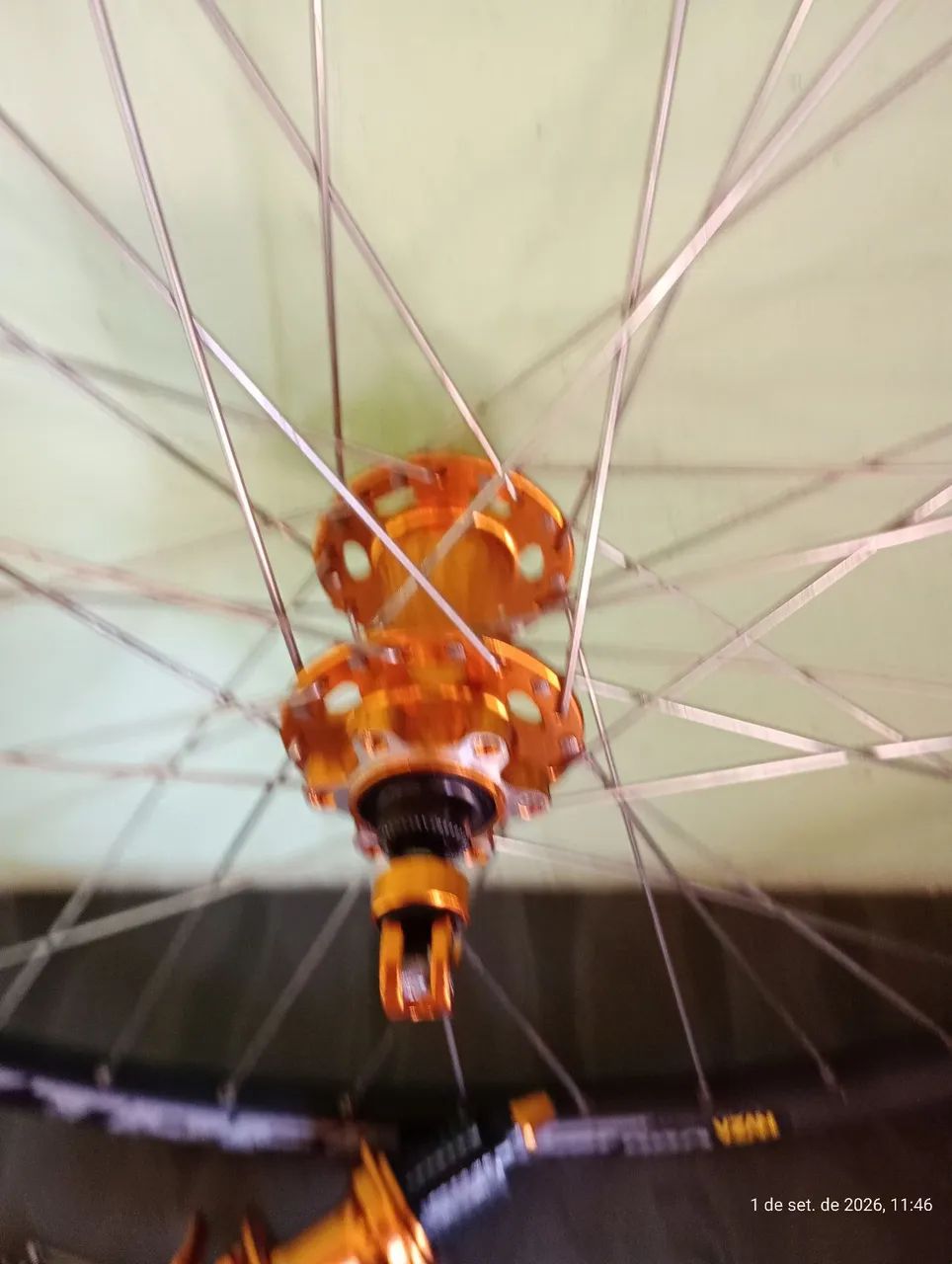 Roda dianteira zero cubo traseiro  - Foto 3