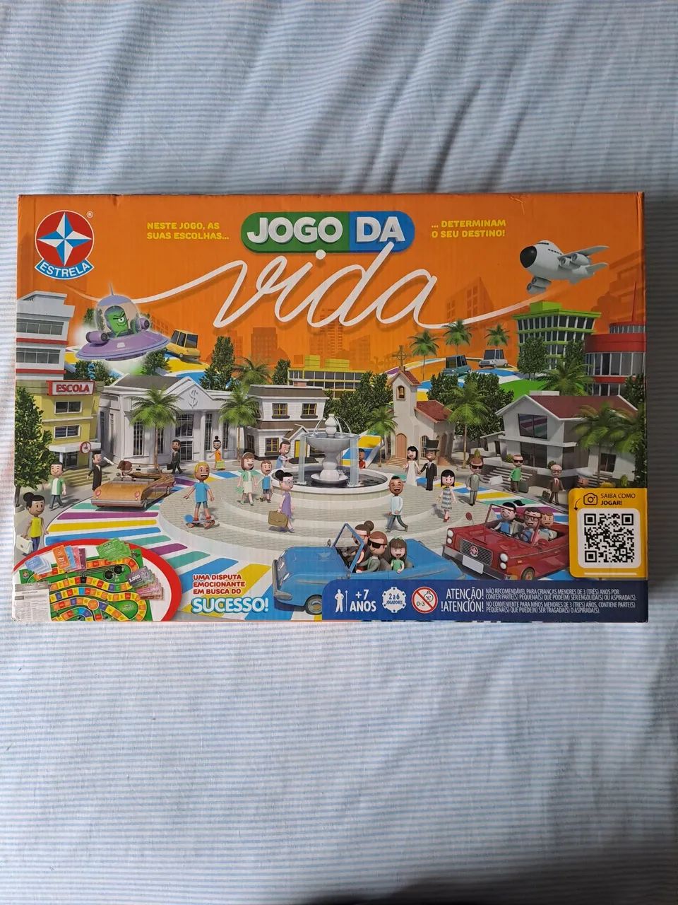 Jogo da Vida Estrela (Nova Versão com QR Code/Aplicativo)- Completo e excelente estado