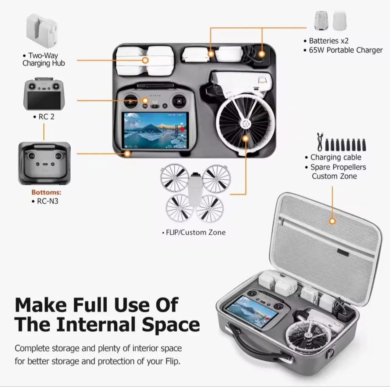 Case bolsa drone dji flip - Foto 2