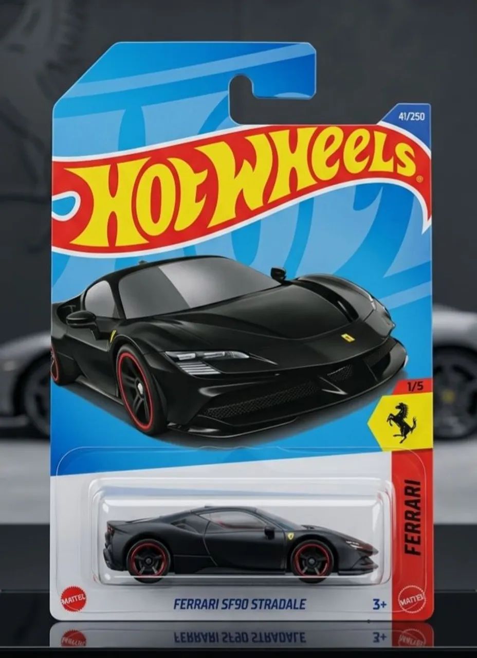 Hot Wheels - Ferrari SF90 Stradale Preta