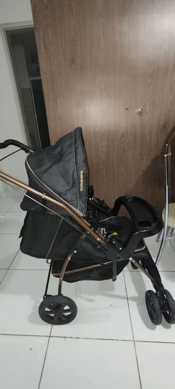Carrinho de bebê+ bebê conforto Galzerano  - Foto 3