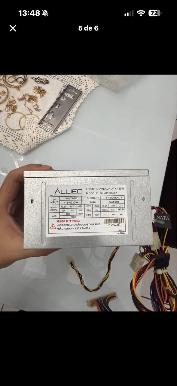 Fonte 400w - Retirada de peças  - Foto 2