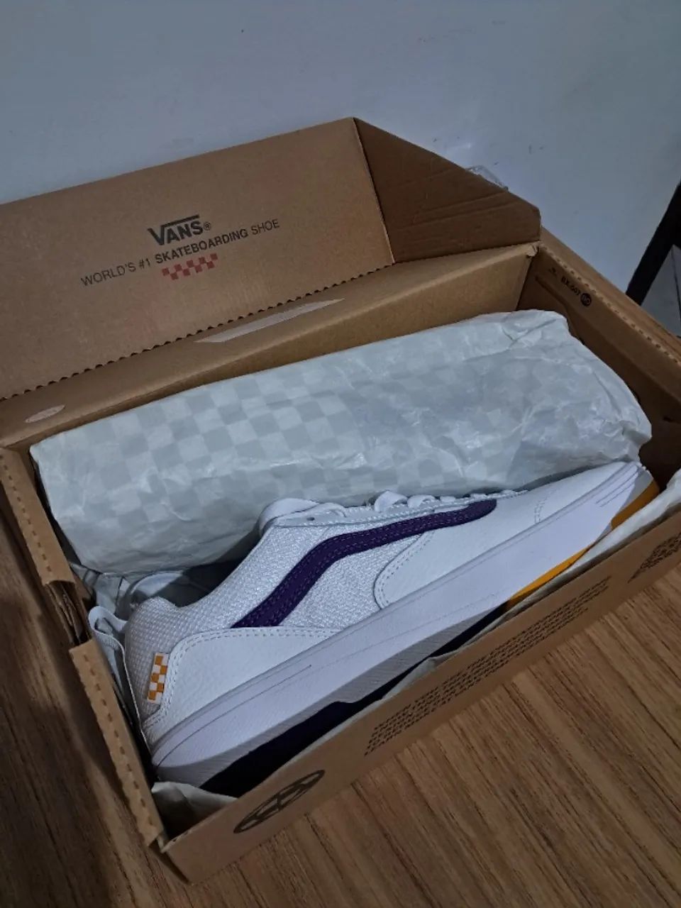 Tênis Skate Vans Zahba Athletic White Multi - Foto 3