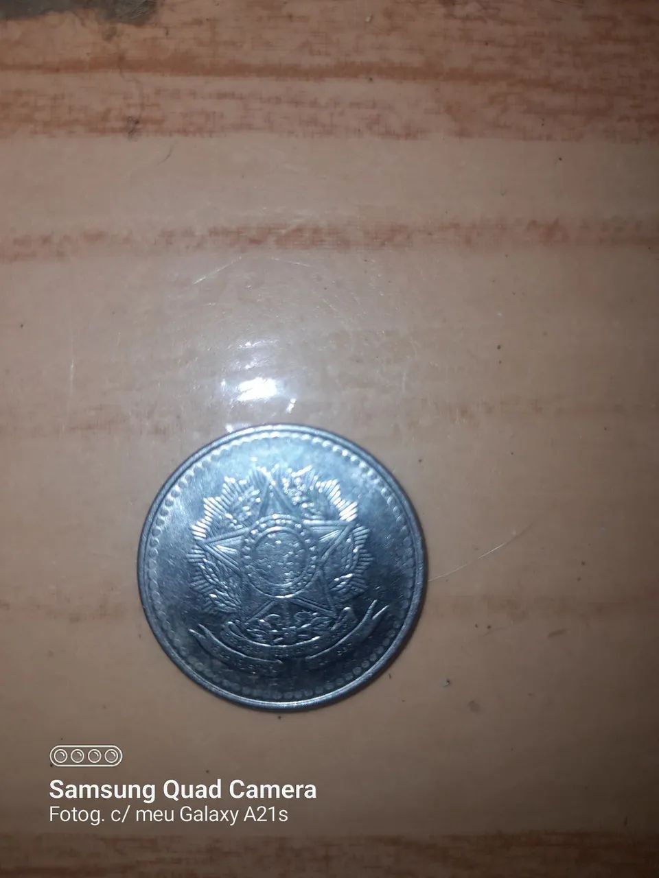 Moeda de 10 cruzados de 87 com cunho invertido  - Foto 2
