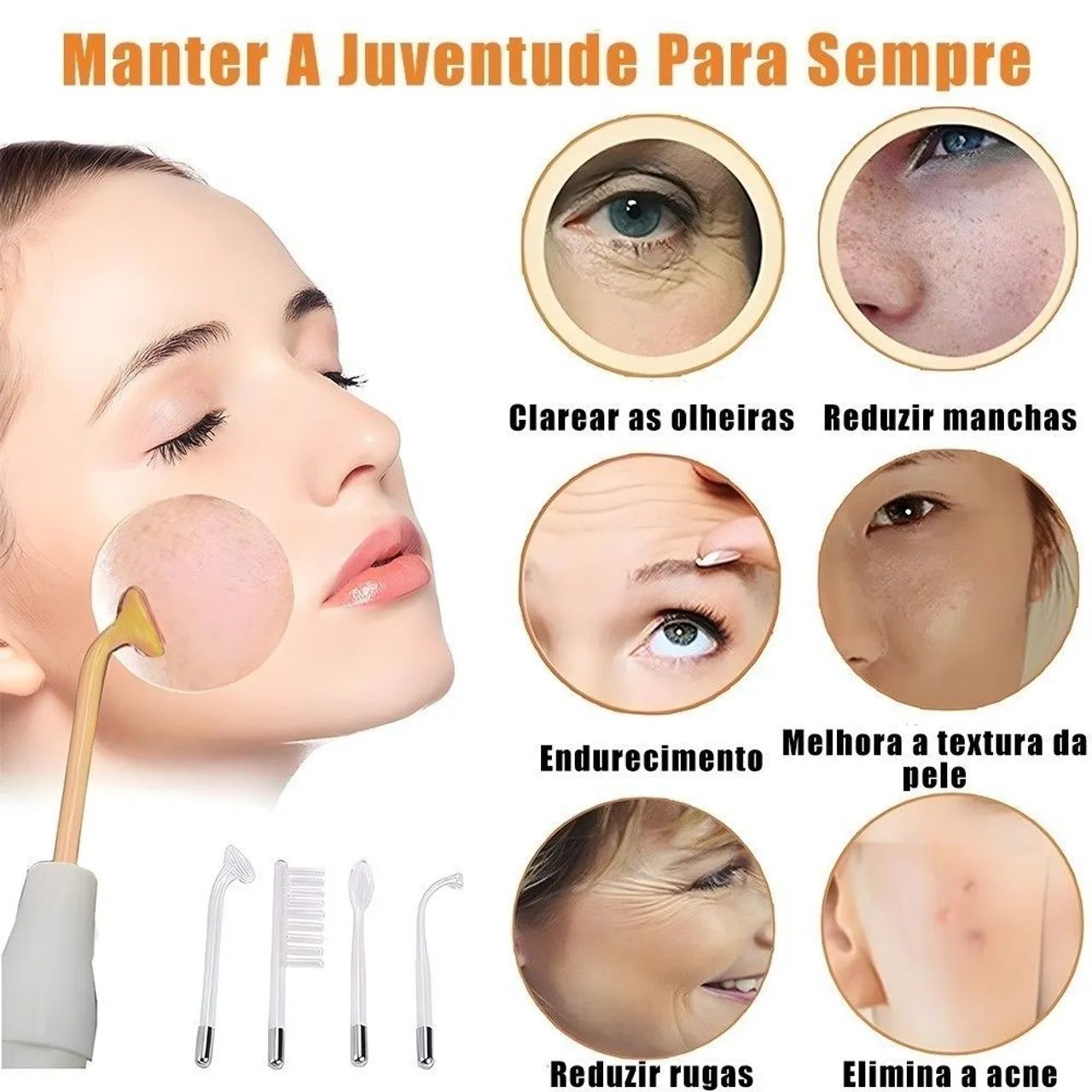 Alta frequência facial e capilar - Foto 4