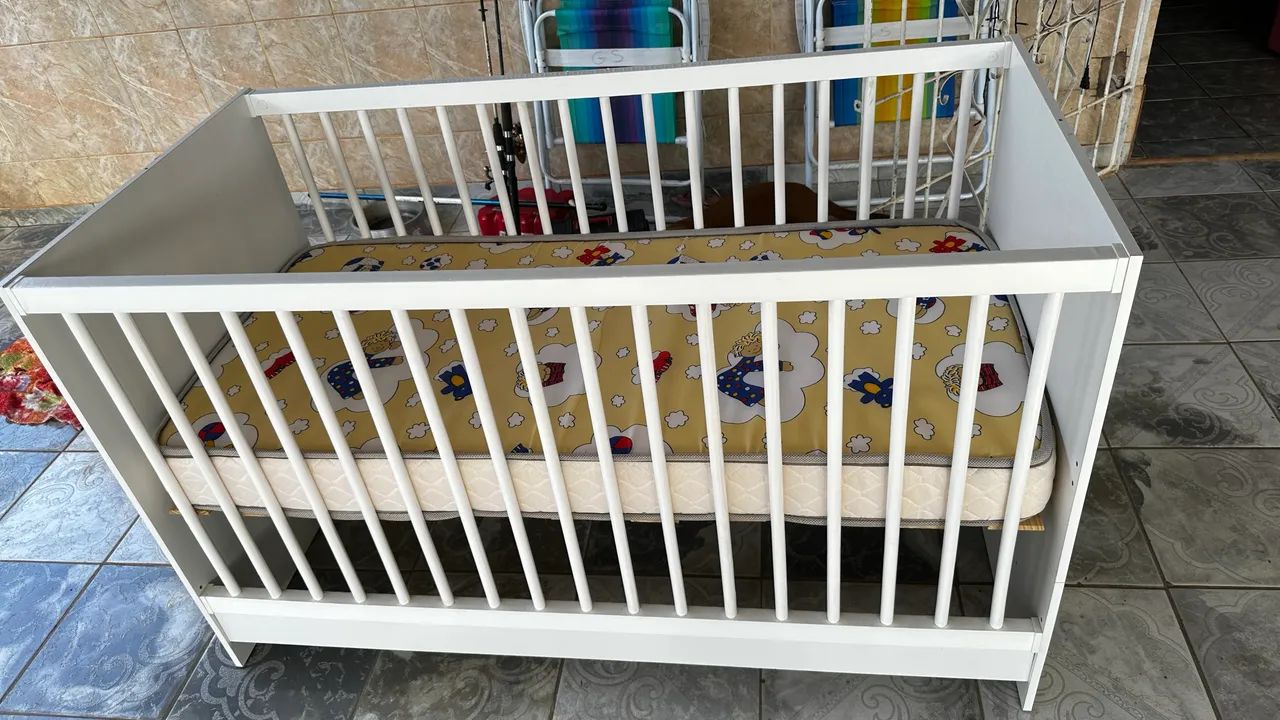 Berço nacional com colchão  - Foto 4