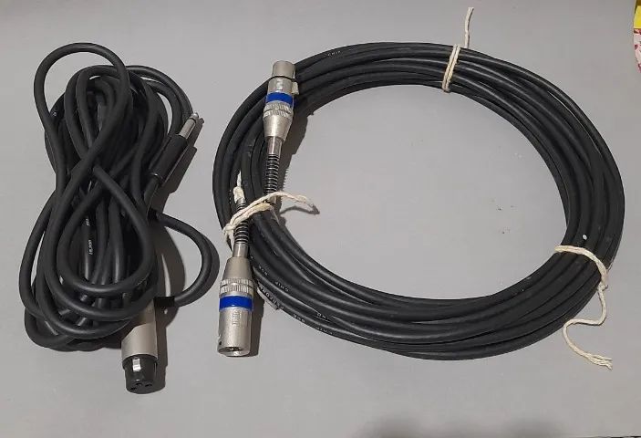 Microfone Leson SM 58 com cabos XLR/XLR e XLR/P10 - Foto 2