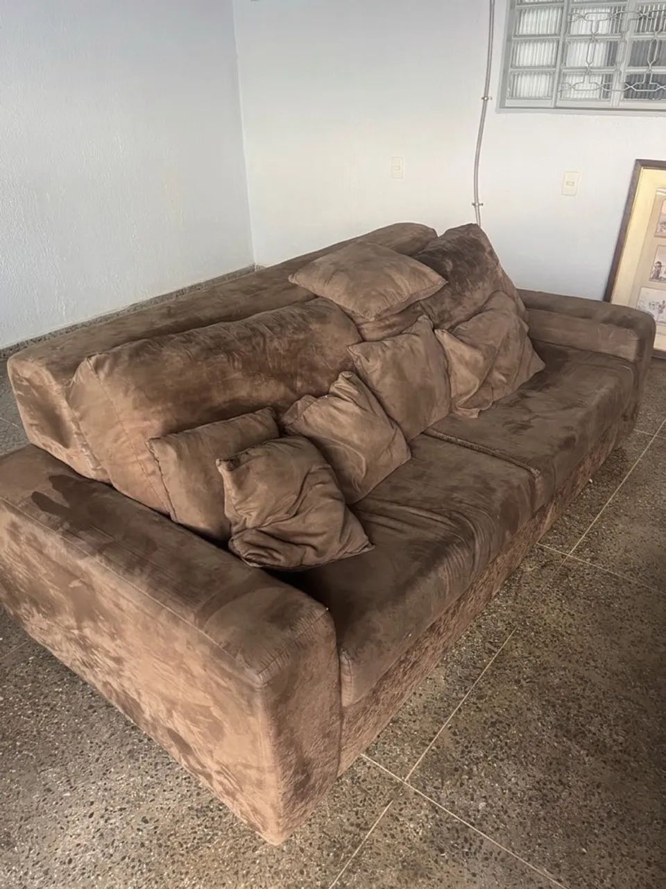 Sofá reclinável 2 lugares 