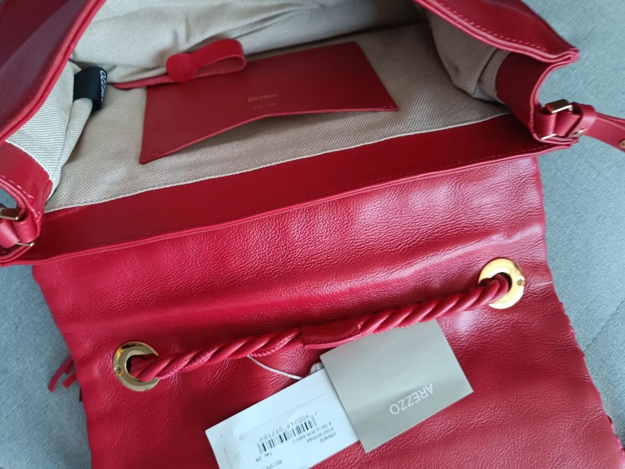 Bolsa Arezzo original couro legítimo nova  - Foto 4