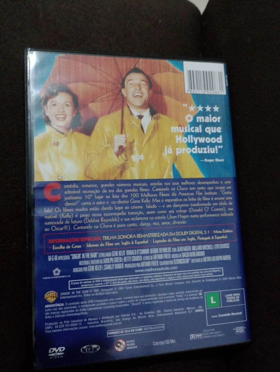 Dvd Cantando na Chuva Original 