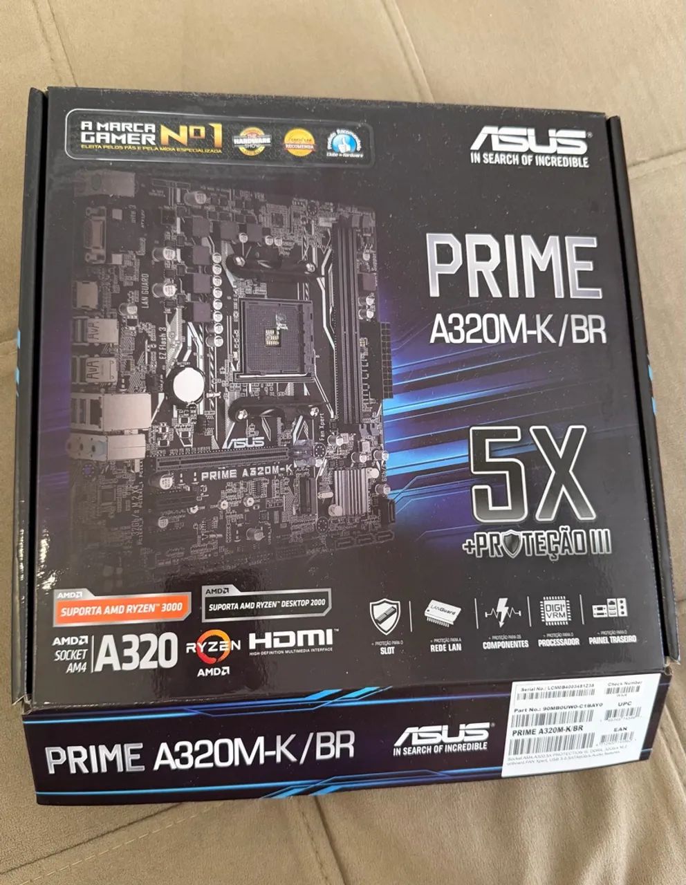 Kit ASUS A320M K + AMD Athlon 3000G - AM4 - Testado e funcionando - Foto 5