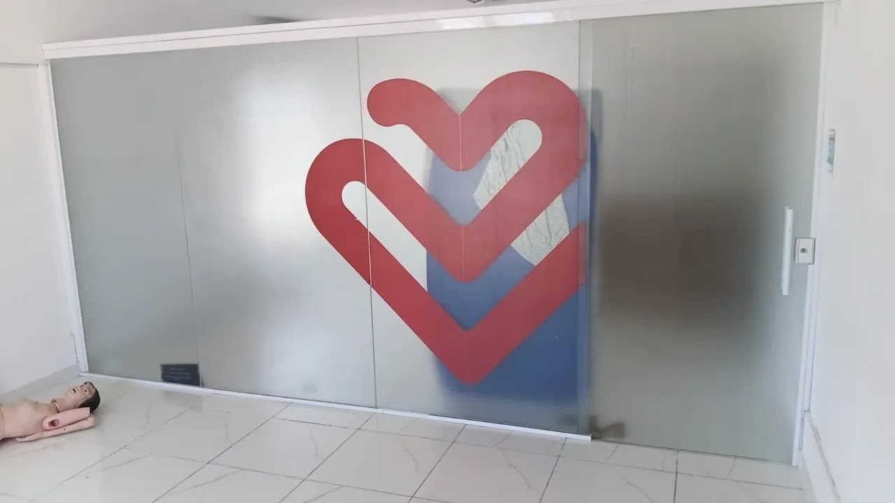 Divisória de vidro 
