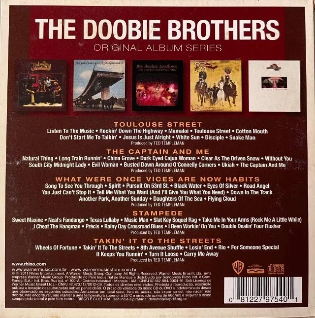 5CD Boxset The Doobie Brothers 1972-1976 (2011) - CDs, DVDs etc