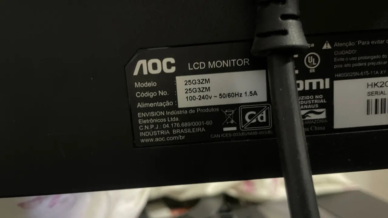 Kit Monitores AOC 25G3ZM 240Hz + HP E223 Full HD IPS - Foto 3
