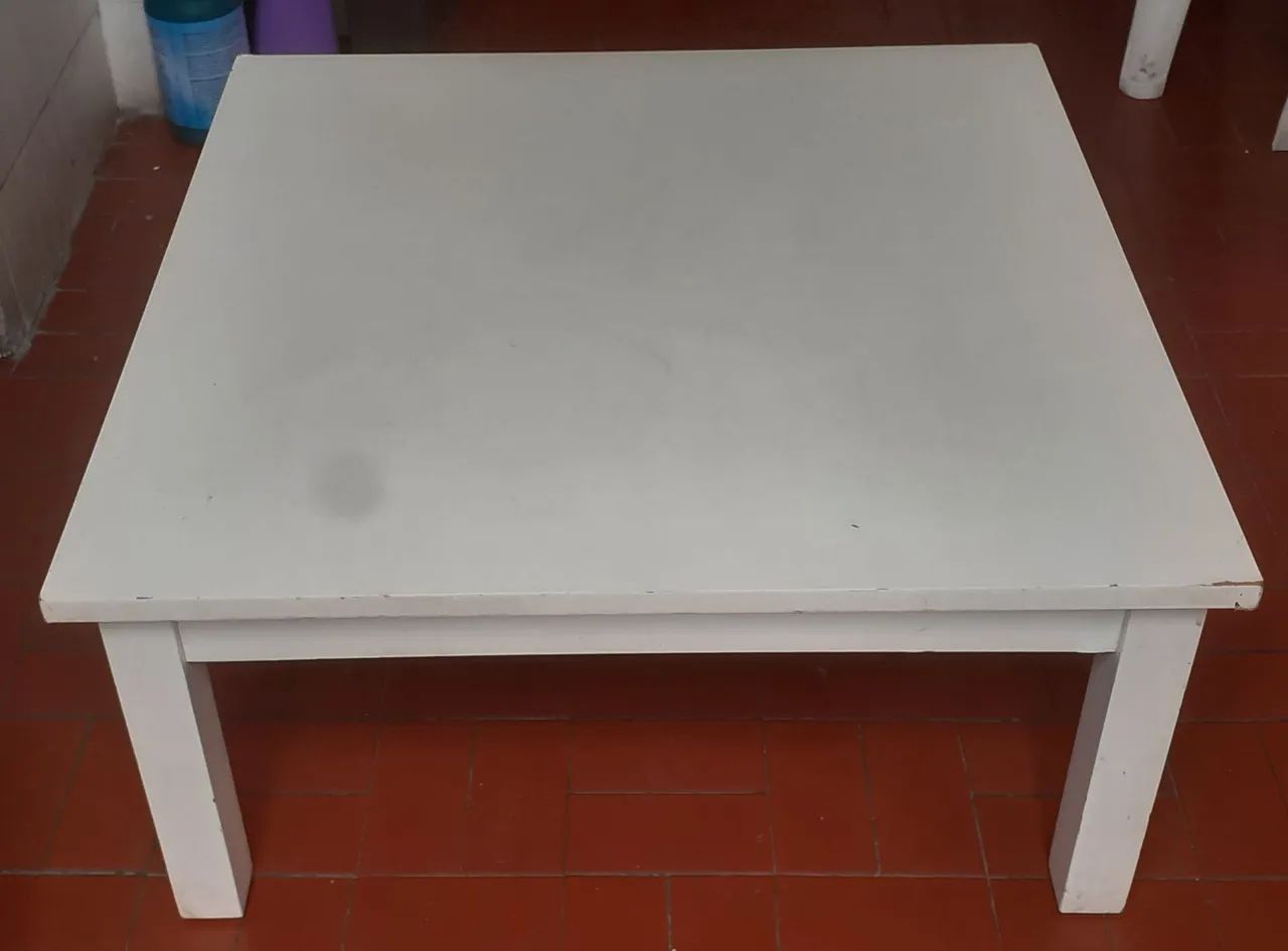 MESA DE CENTRO BRANCA - Foto 3