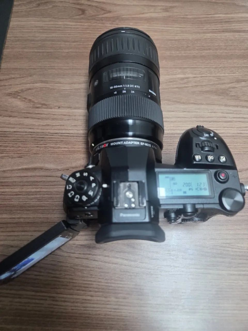 Panasonic Lumix G9 + Sigma 18-35mm f/1.8 Art + Viltrox + Cam Link