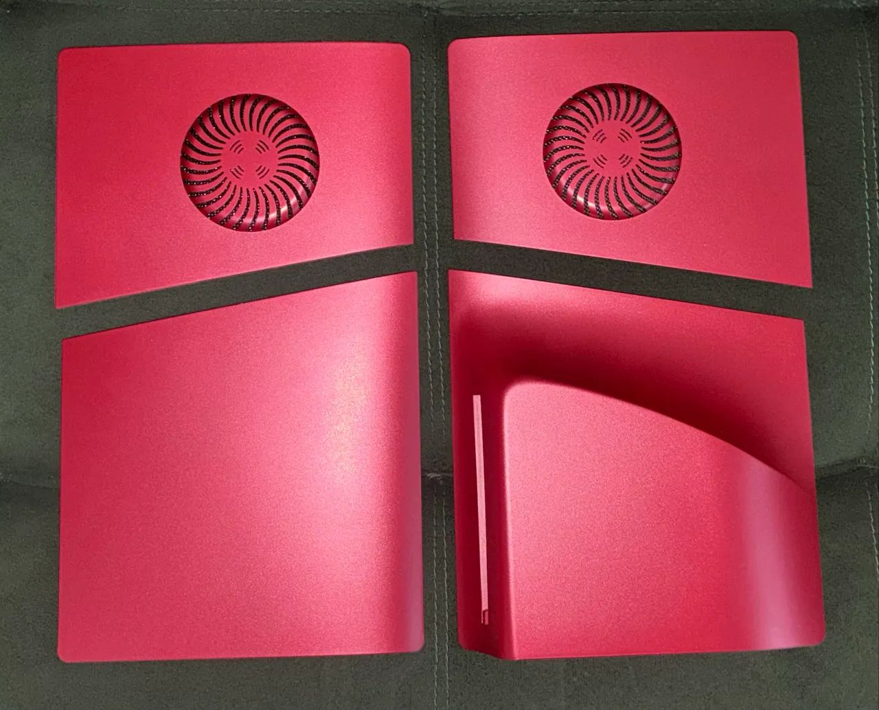 Faceplate PS5 Slim Vermelha