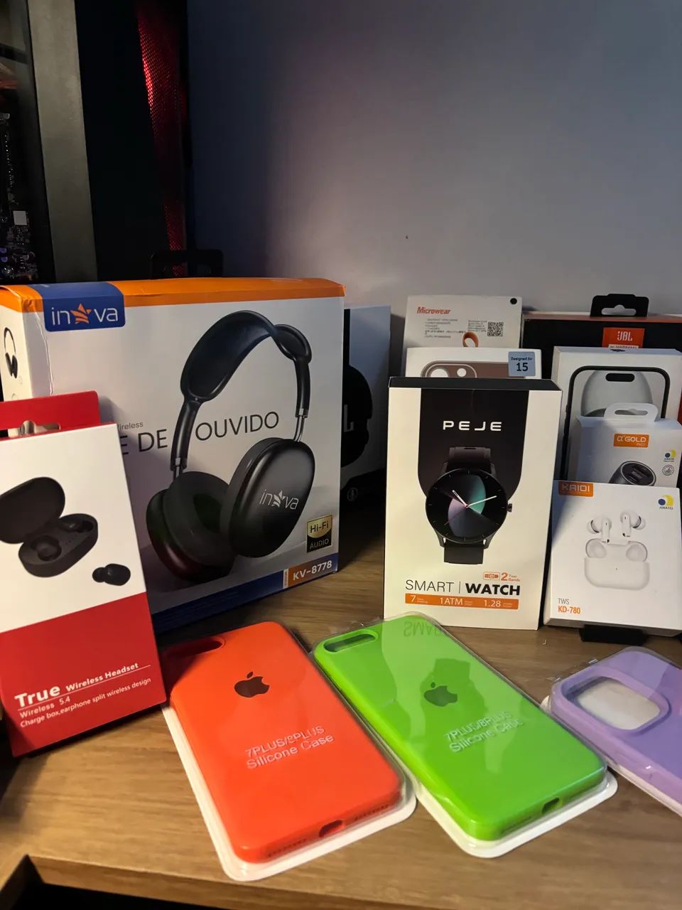 Fones | carregadores | smartwatch | cabos | capinhas para iPhone  - Foto 2