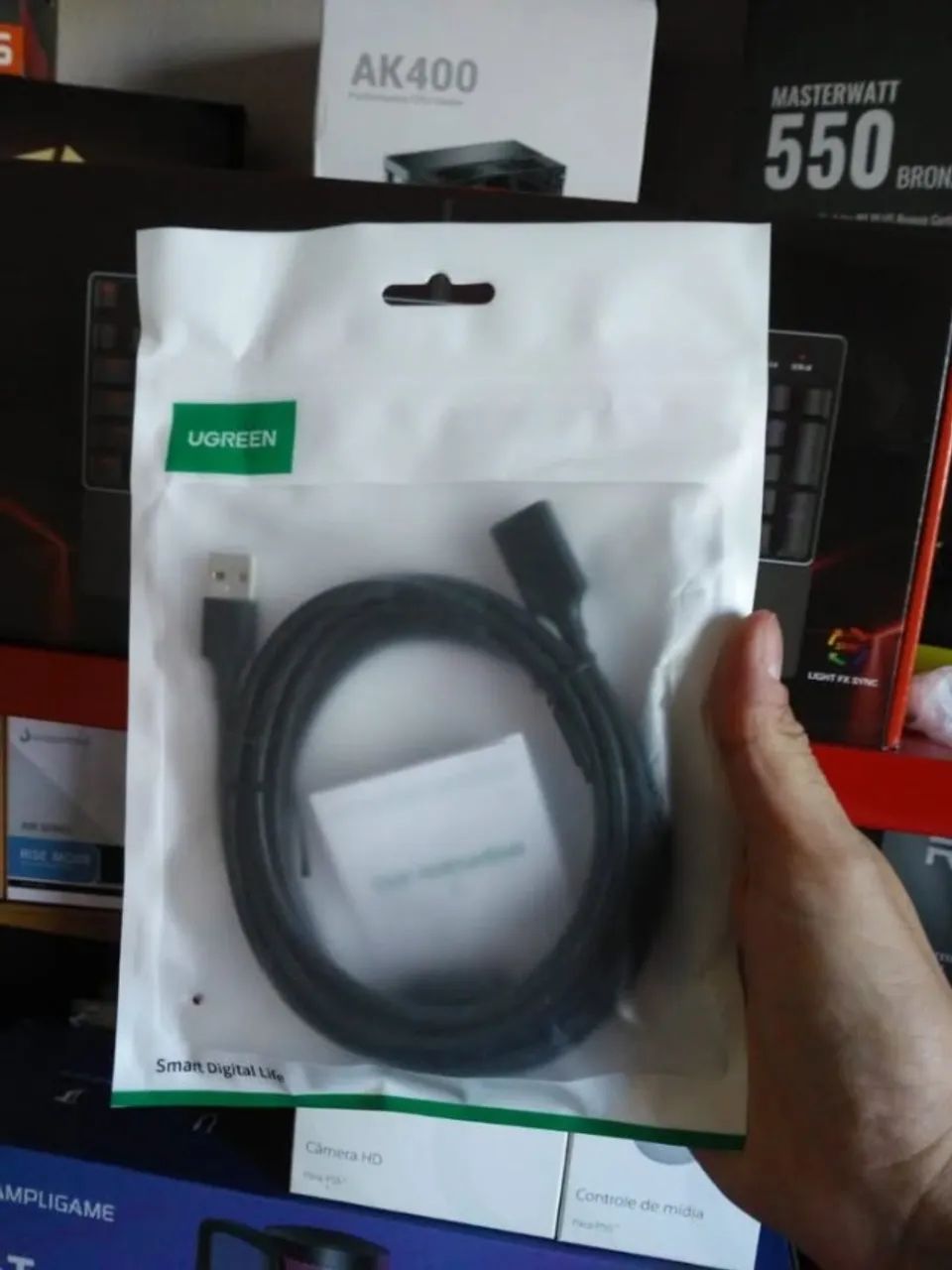 Cabo Extensor USB 2.0 3m Ugreen - Foto 2