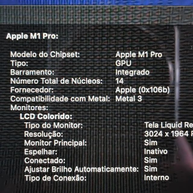 MACBOOK PRO 14 M1 PRO 16GB/1TB - 14GPU - 41 CICLOS - Foto 5