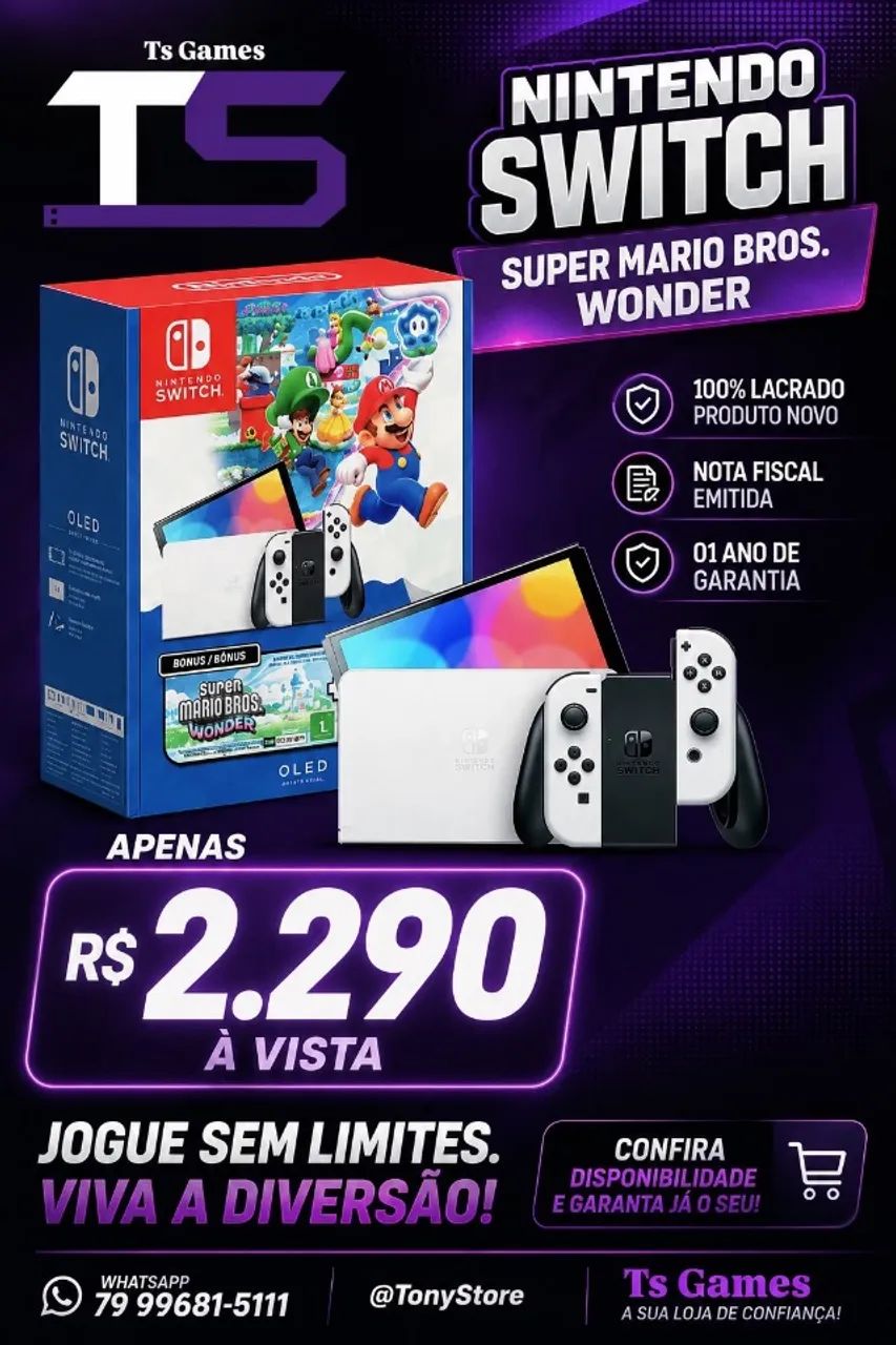 Nintendo Switch Lacrado 