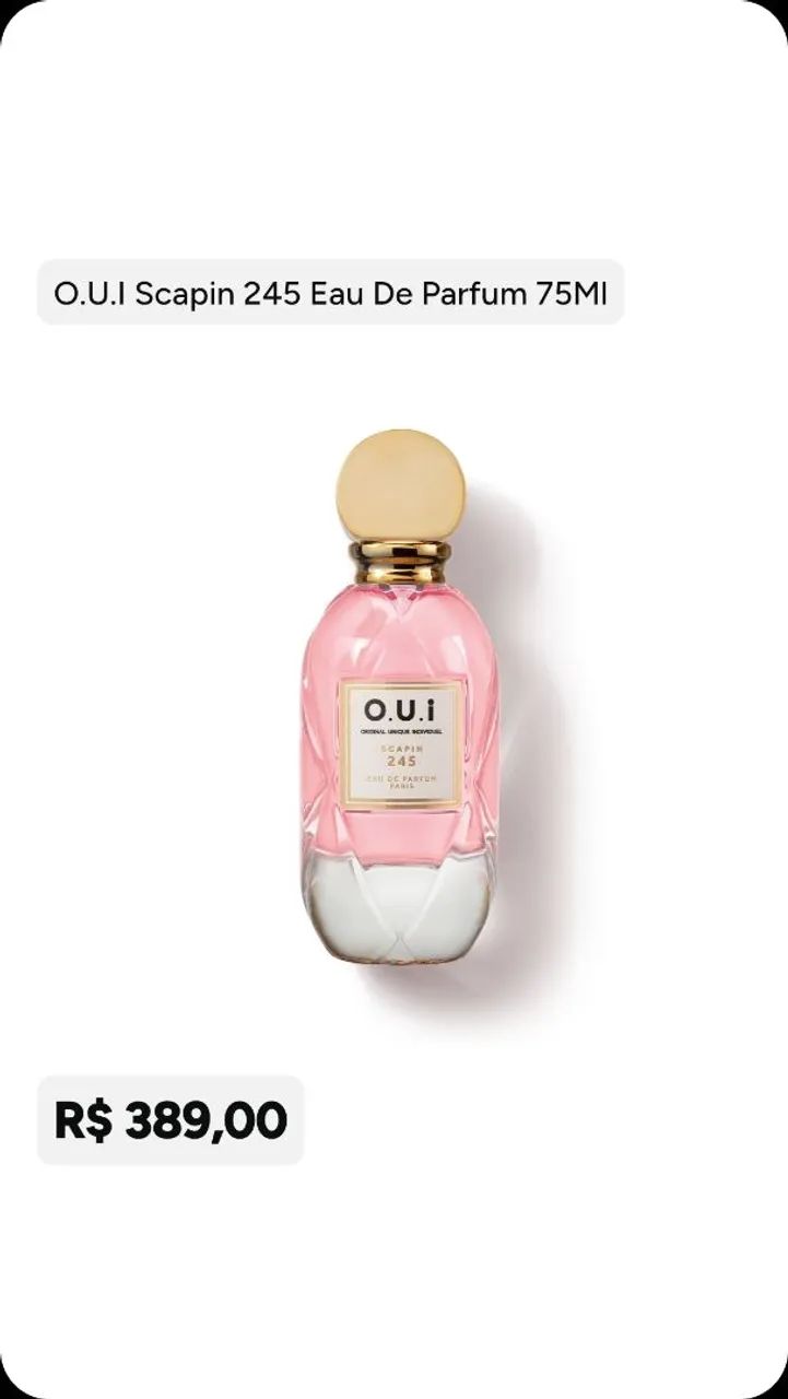 Perfume Scapin 245 O.I.U 75 ml