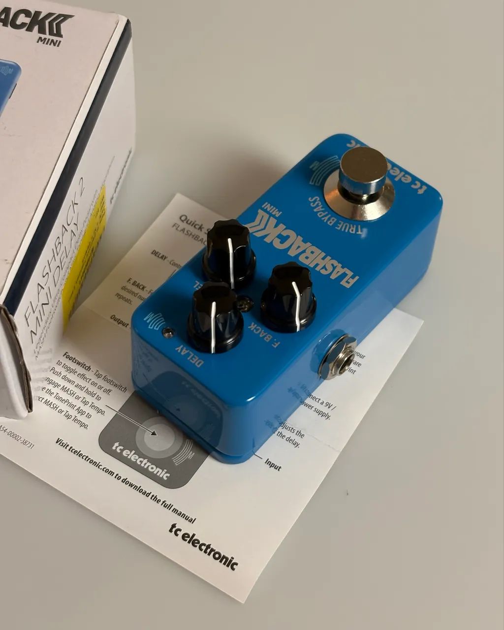 ギター tc electronic FLASHBACK Pedal Delay TC Electronic Flashback Mini para Guitarra Elétrica 9V