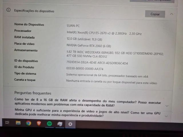 RTX 2060 Placa de Video - Foto 2
