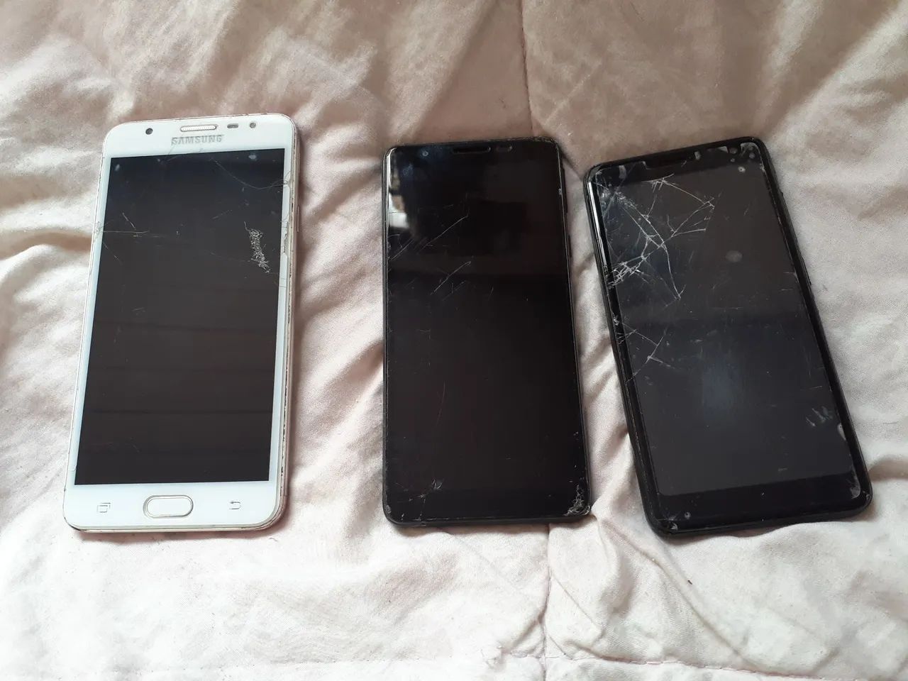 Celulares para tirar peça ou trocar a tela, eles funcionam  - Foto 2