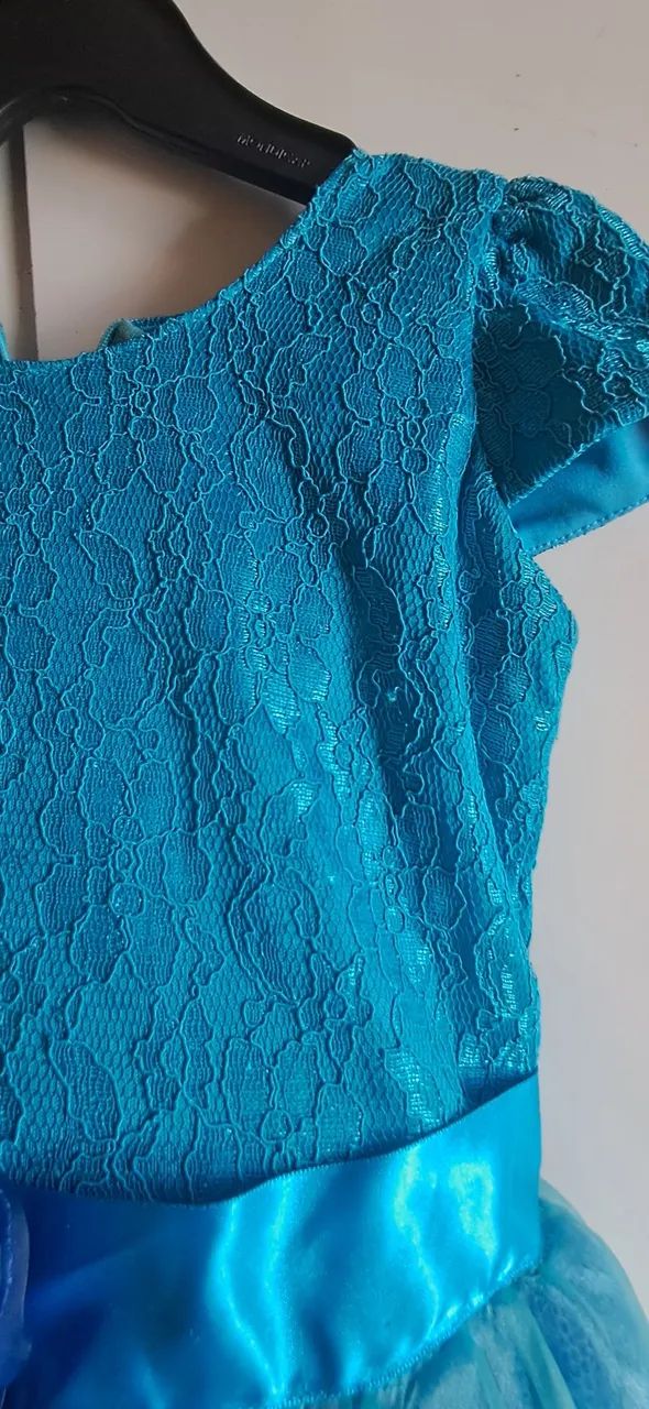 Vestido azul infantil - Foto 3
