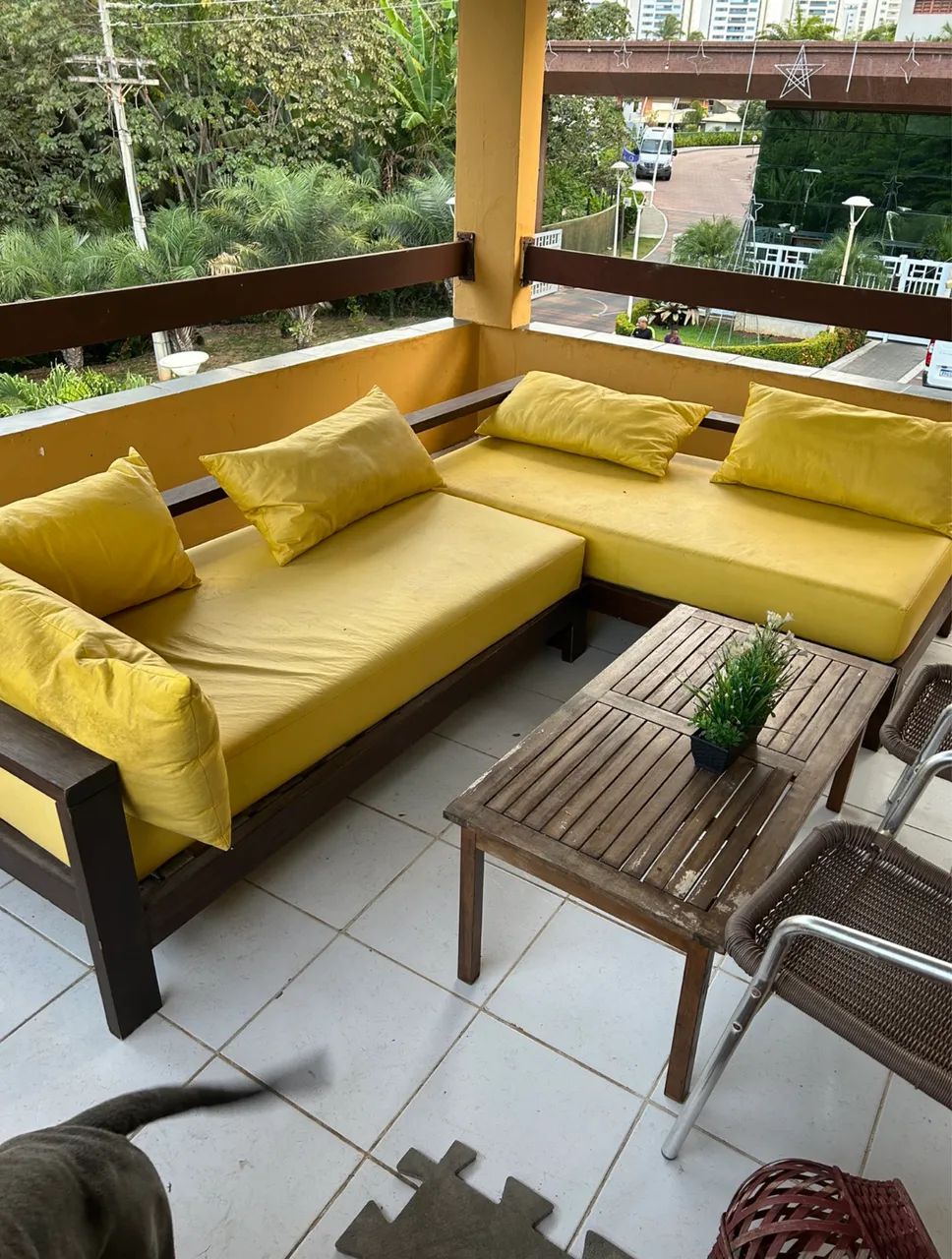 Sofa duas partes área externa 