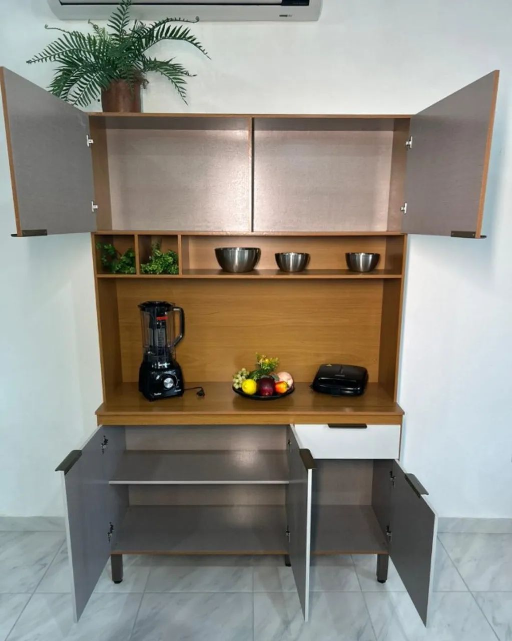 Armário de Cozinha Compacta Moderna - Foto 3