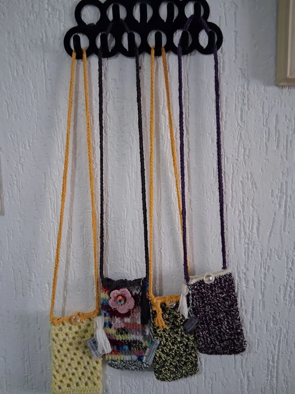 Bolsas croche feitas a mão  - Foto 5