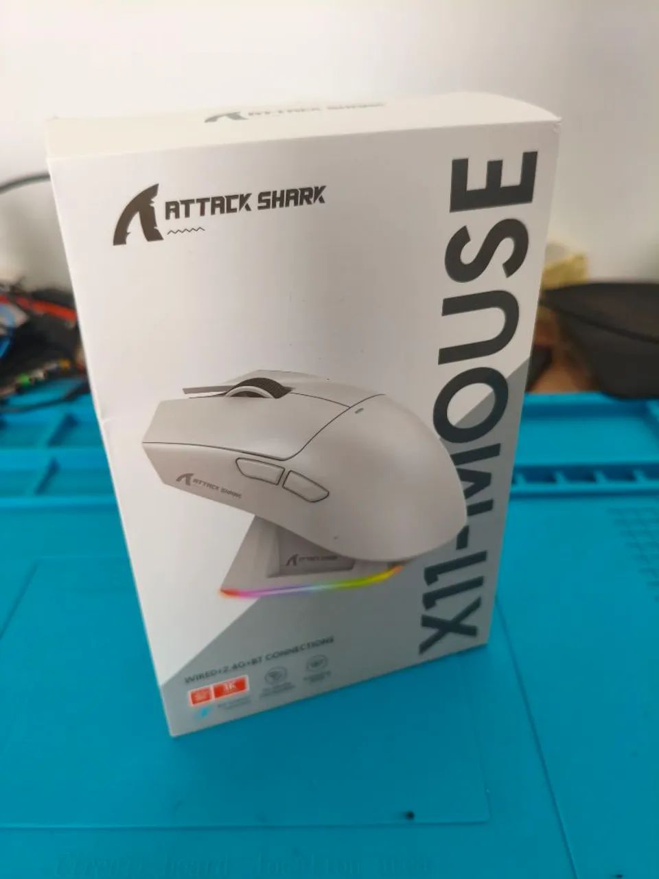 Mouse gamer Attack Shark X11 com Dock - Foto 2