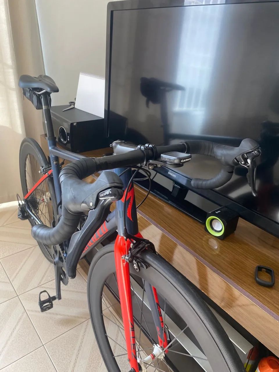 Bicicleta Specialized Allez - Rodas 60mm carbono - Ciclismo