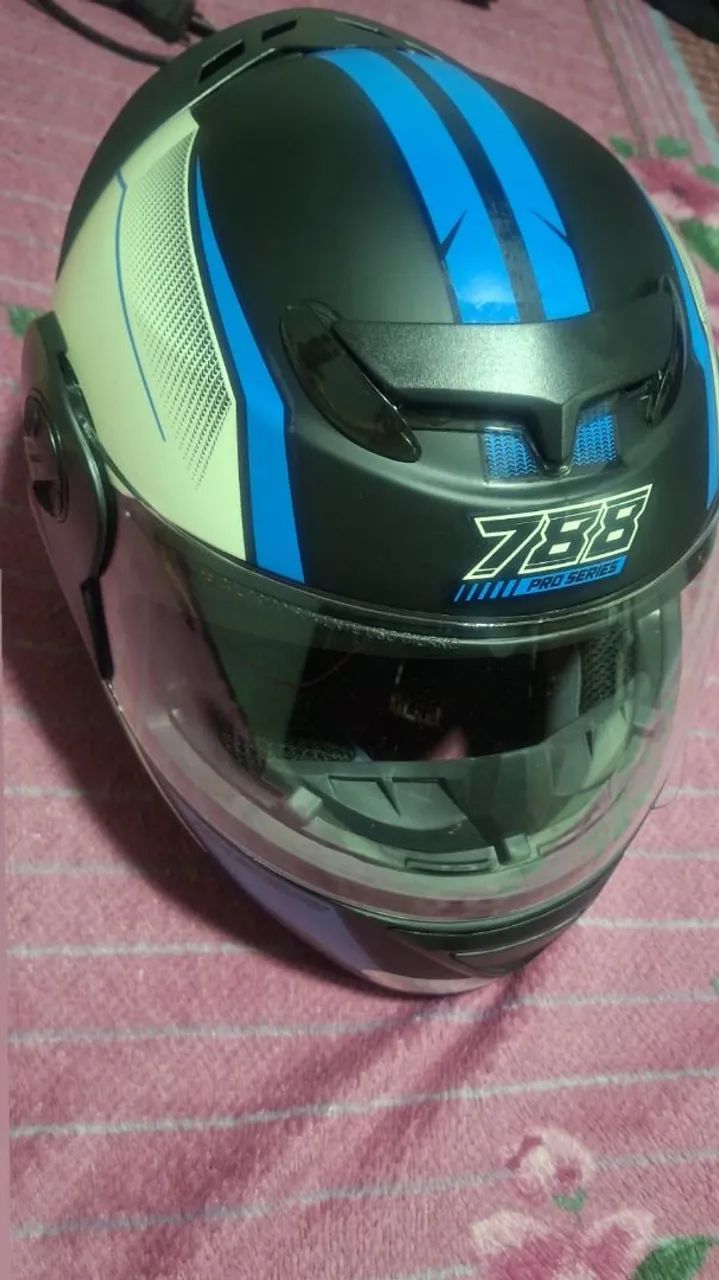 Capacete Ptork Evolution 788 G6 Az 58 - Foto 2