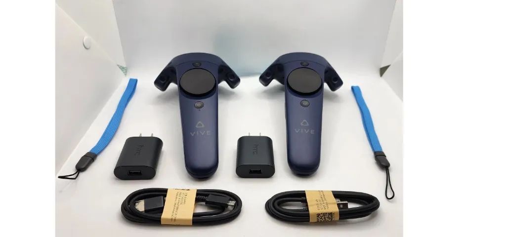 Kit 2 HTC VIVE Pro Controle 2.0 Azul