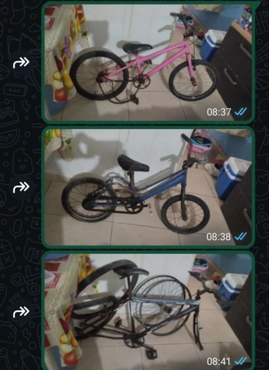 três bikes por 320