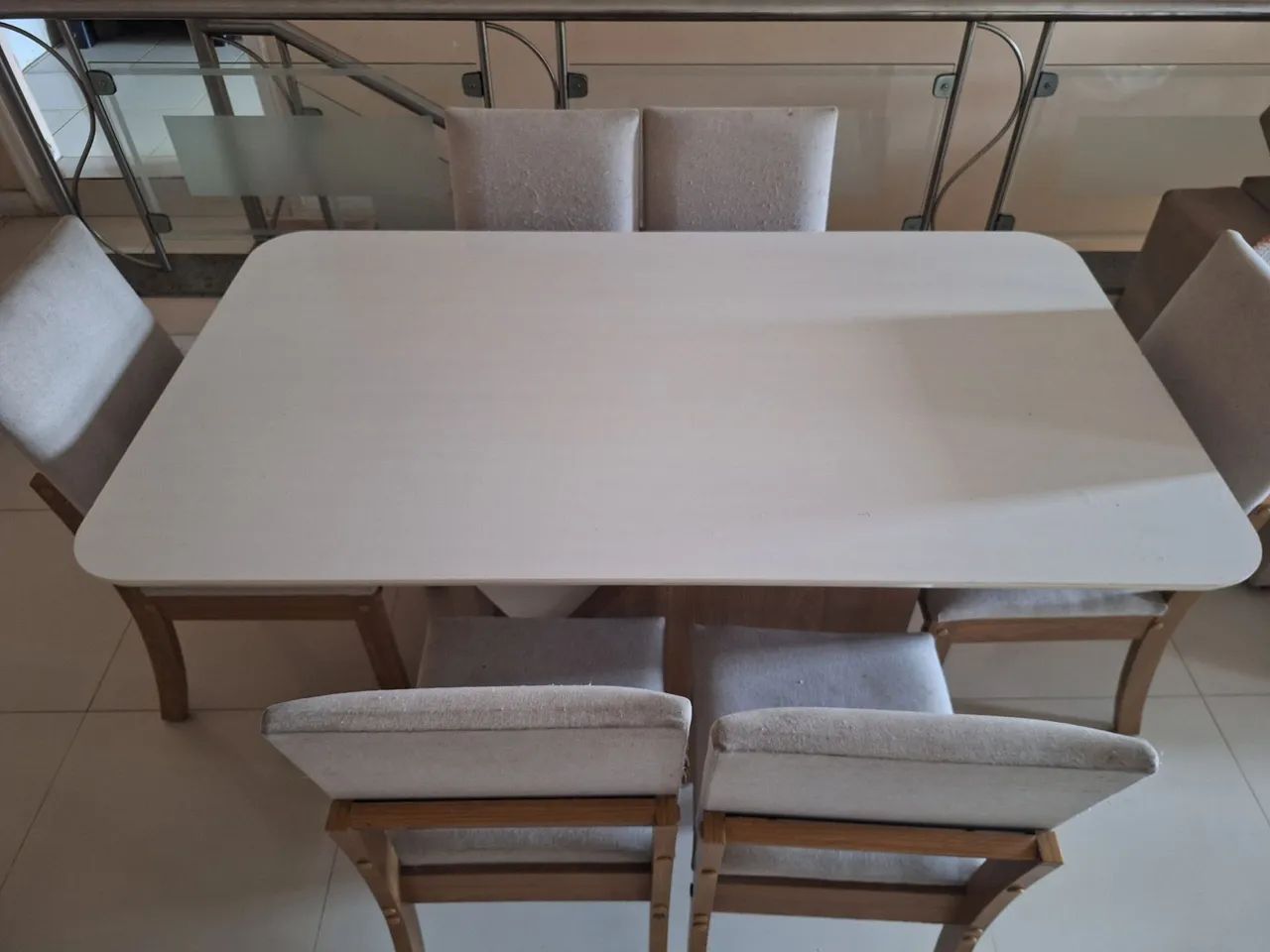 Mesa 6 cadeiras em MDF - Foto 2
