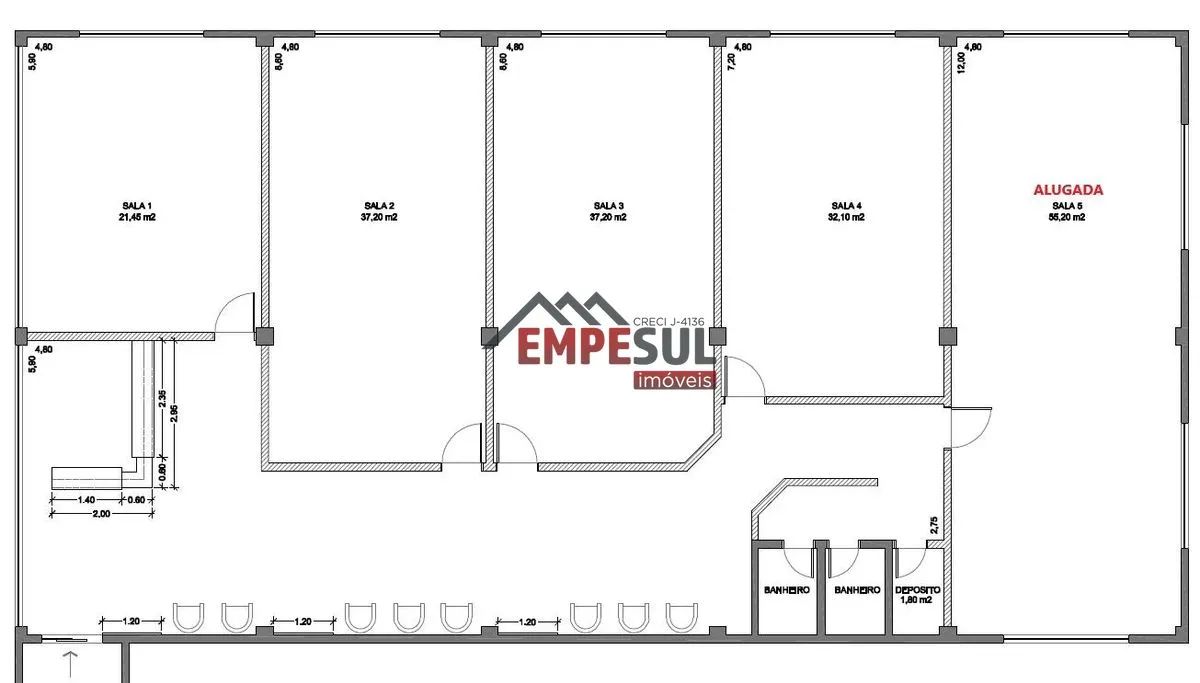 Sala comercial para locação na ARSE 81 (804 Sul) - Foto 2