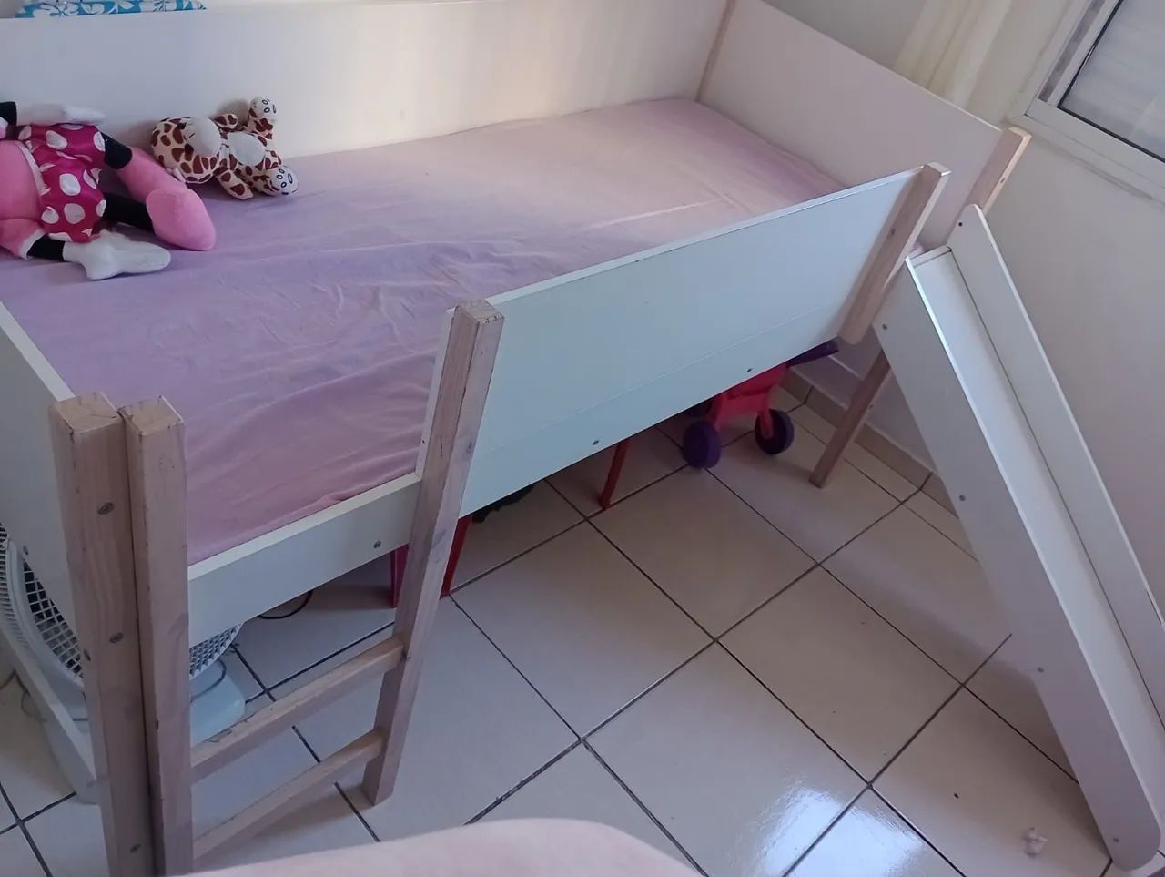 CAMA INFANTIL COM ESCADA + ESCORREDOR - Foto 2